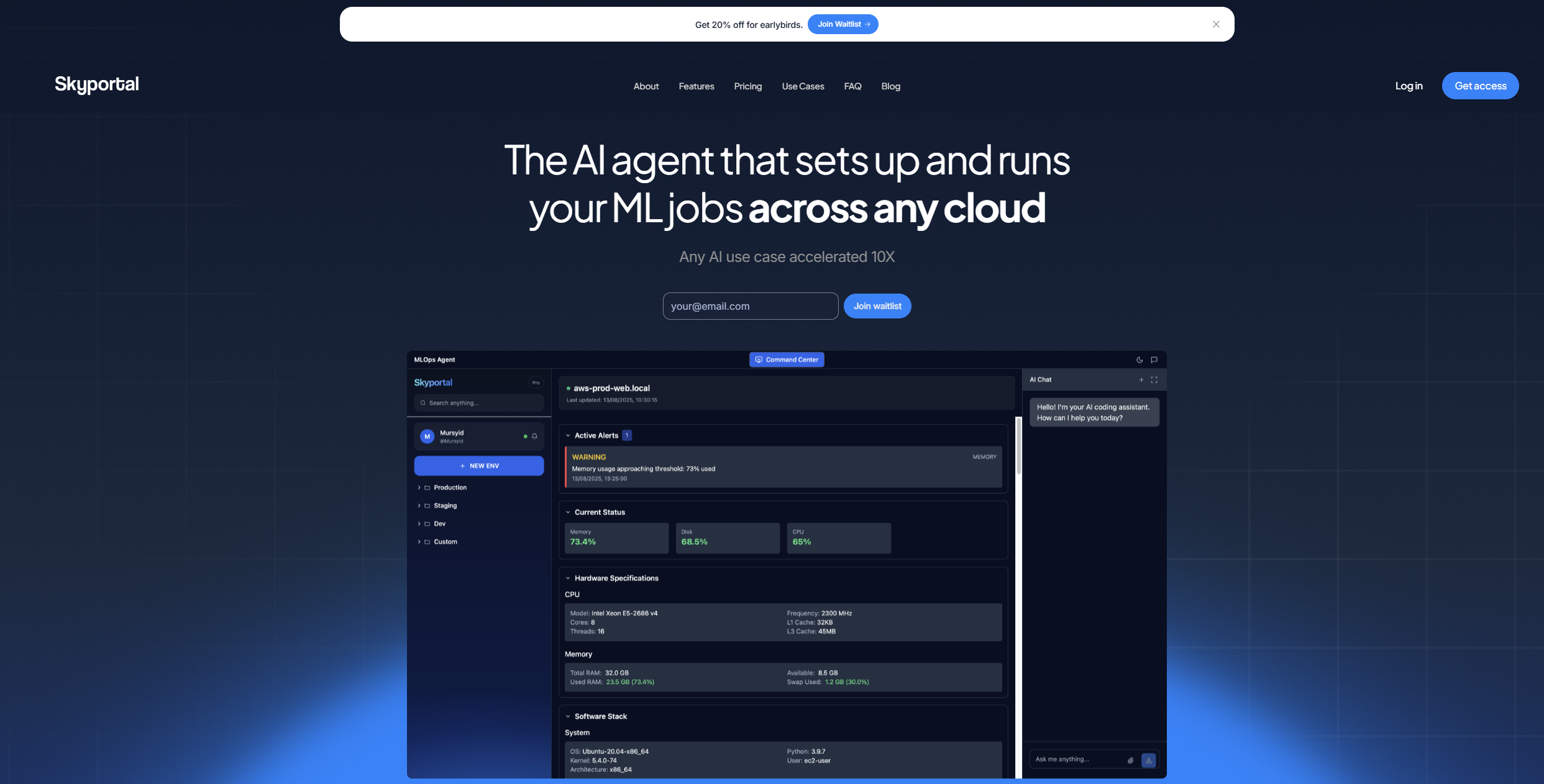 SkyPortal Platform Interface